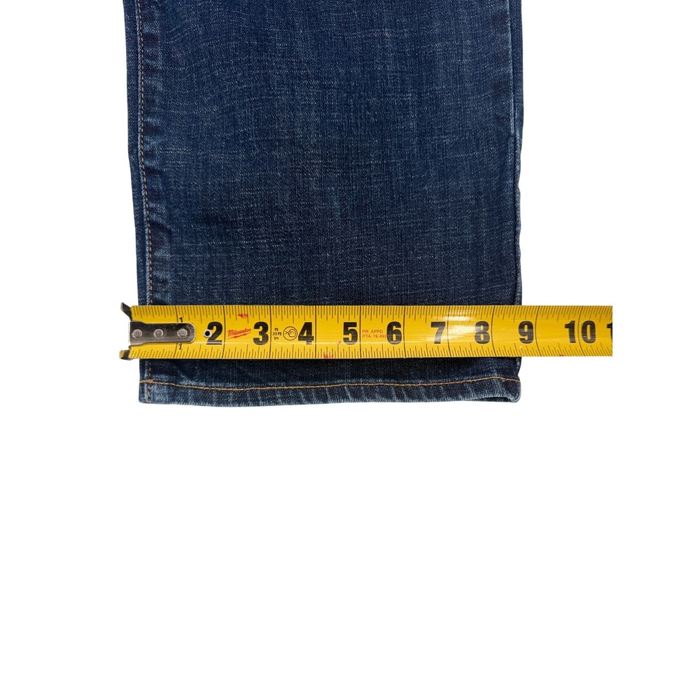 Lucky Brand 329 Classic Straight Mens Jeans Dark Wash Denim 40x34 Indigo Blue - Picture 5 of 8